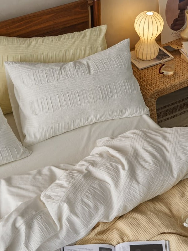Softwave Cotton Seersucker Duvet Cover Set original reference image 9