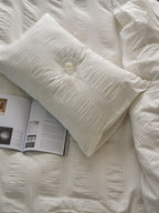 Softwave Cotton Seersucker Duvet Cover Set original reference image 10