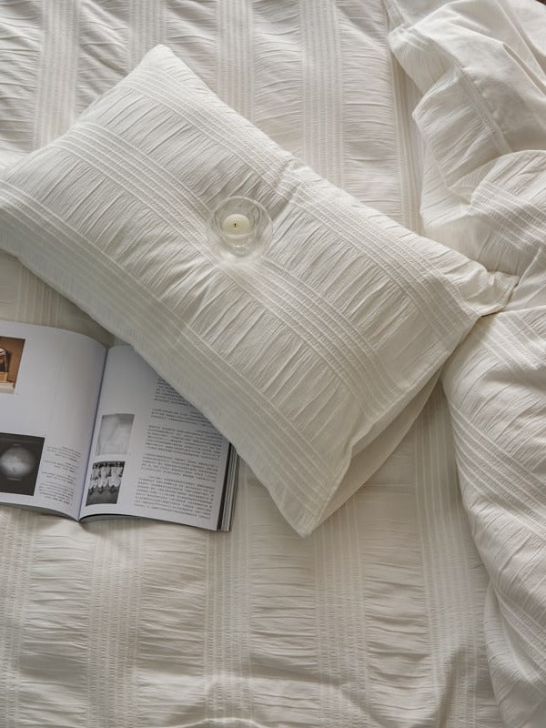 Softwave Cotton Seersucker Duvet Cover Set original reference image 10
