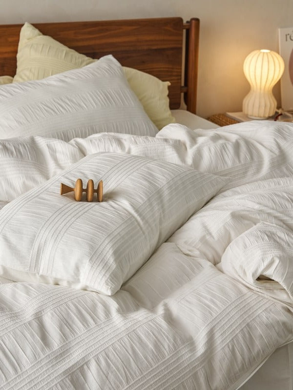 Softwave Cotton Seersucker Duvet Cover Set original reference image 11