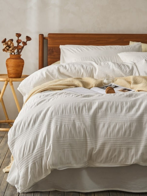 Softwave Cotton Seersucker Duvet Cover Set original reference image 12