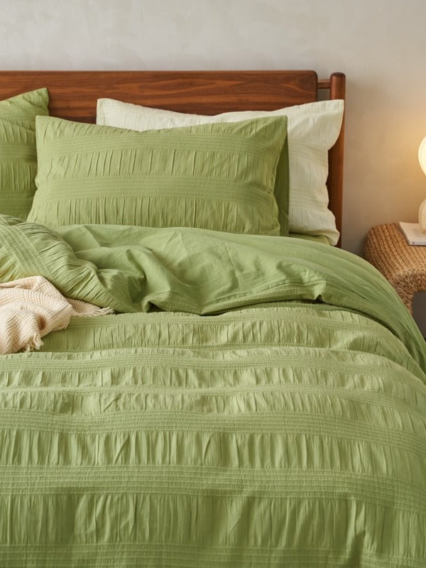 Softwave Cotton Seersucker Duvet Cover Set original reference image 15