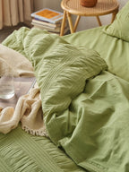 Softwave Cotton Seersucker Duvet Cover Set original reference image 16