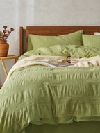 Softwave Cotton Seersucker Duvet Cover Set original reference image 18