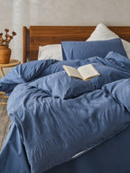 Softwave Cotton Seersucker Duvet Cover Set original reference image 21