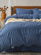 Softwave Cotton Seersucker Duvet Cover Set original reference image 24
