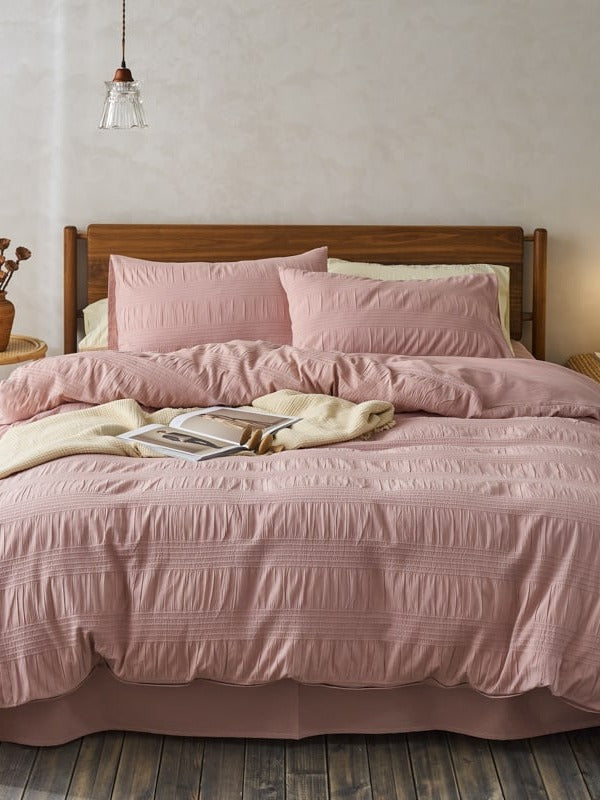 Softwave Cotton Seersucker Duvet Cover Set original reference image 25