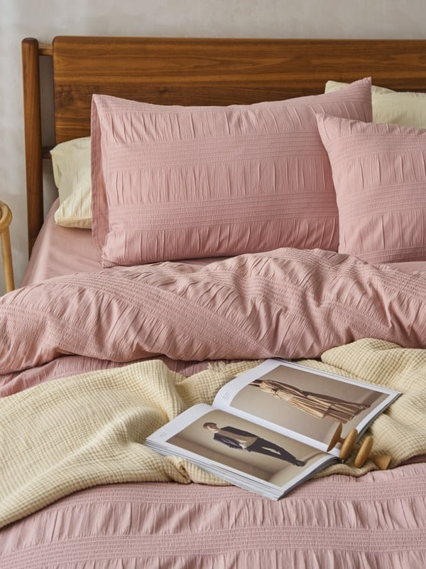 Softwave Cotton Seersucker Duvet Cover Set original reference image 26