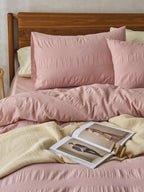 Softwave Cotton Seersucker Duvet Cover Set original reference image 26
