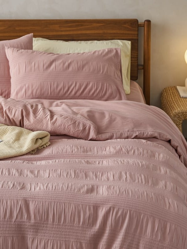 Softwave Cotton Seersucker Duvet Cover Set original reference image 28