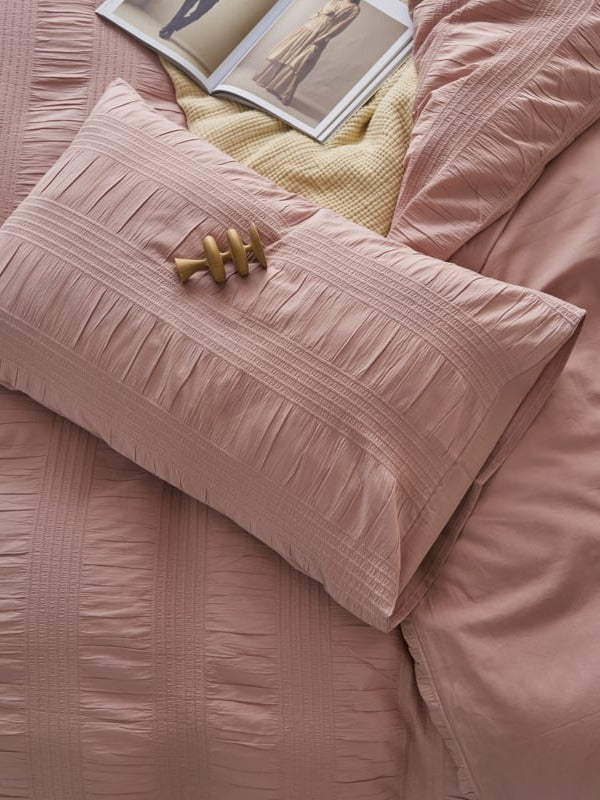 Softwave Cotton Seersucker Duvet Cover Set original reference image 29