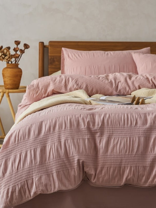 Softwave Cotton Seersucker Duvet Cover Set original reference image 30
