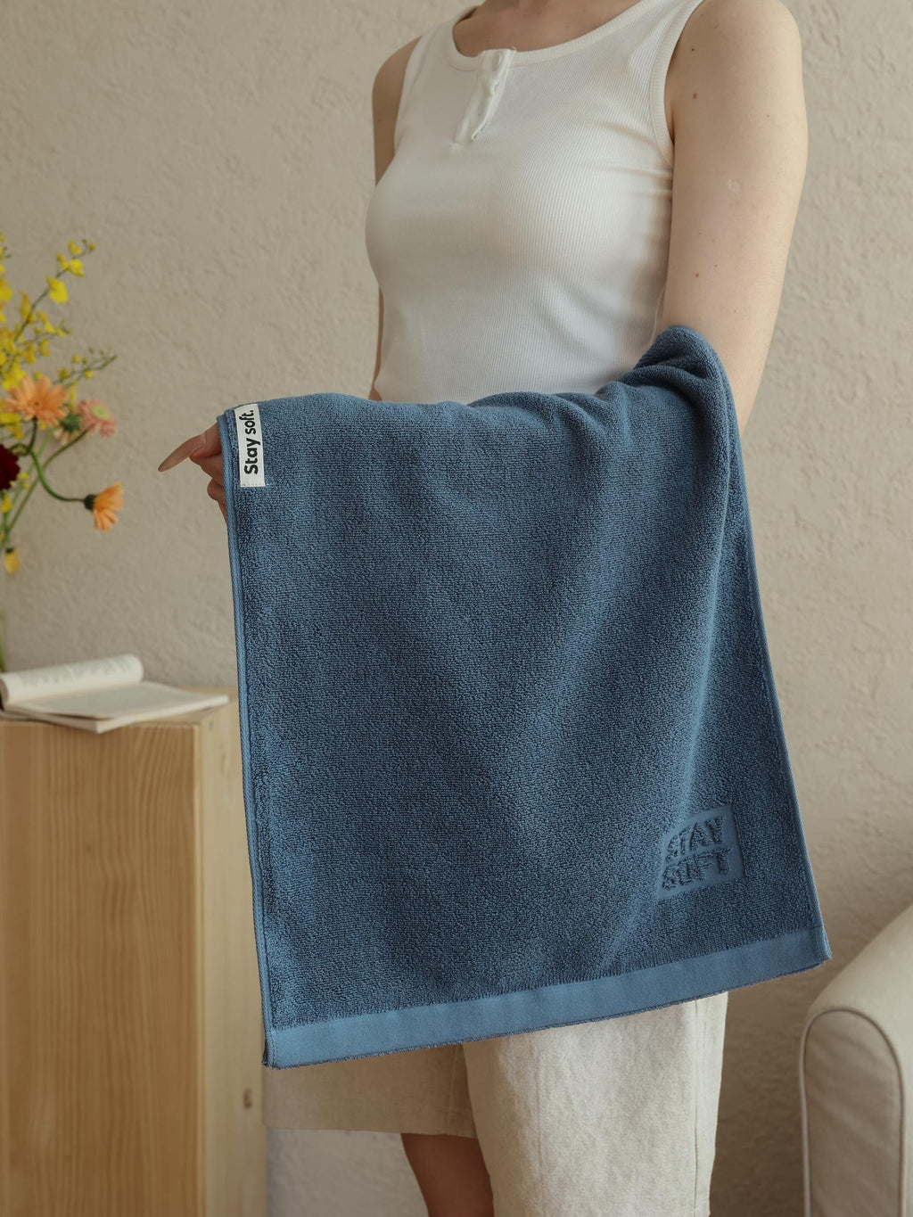 Spa Embossed Cotton Bath Towel original reference image 15
