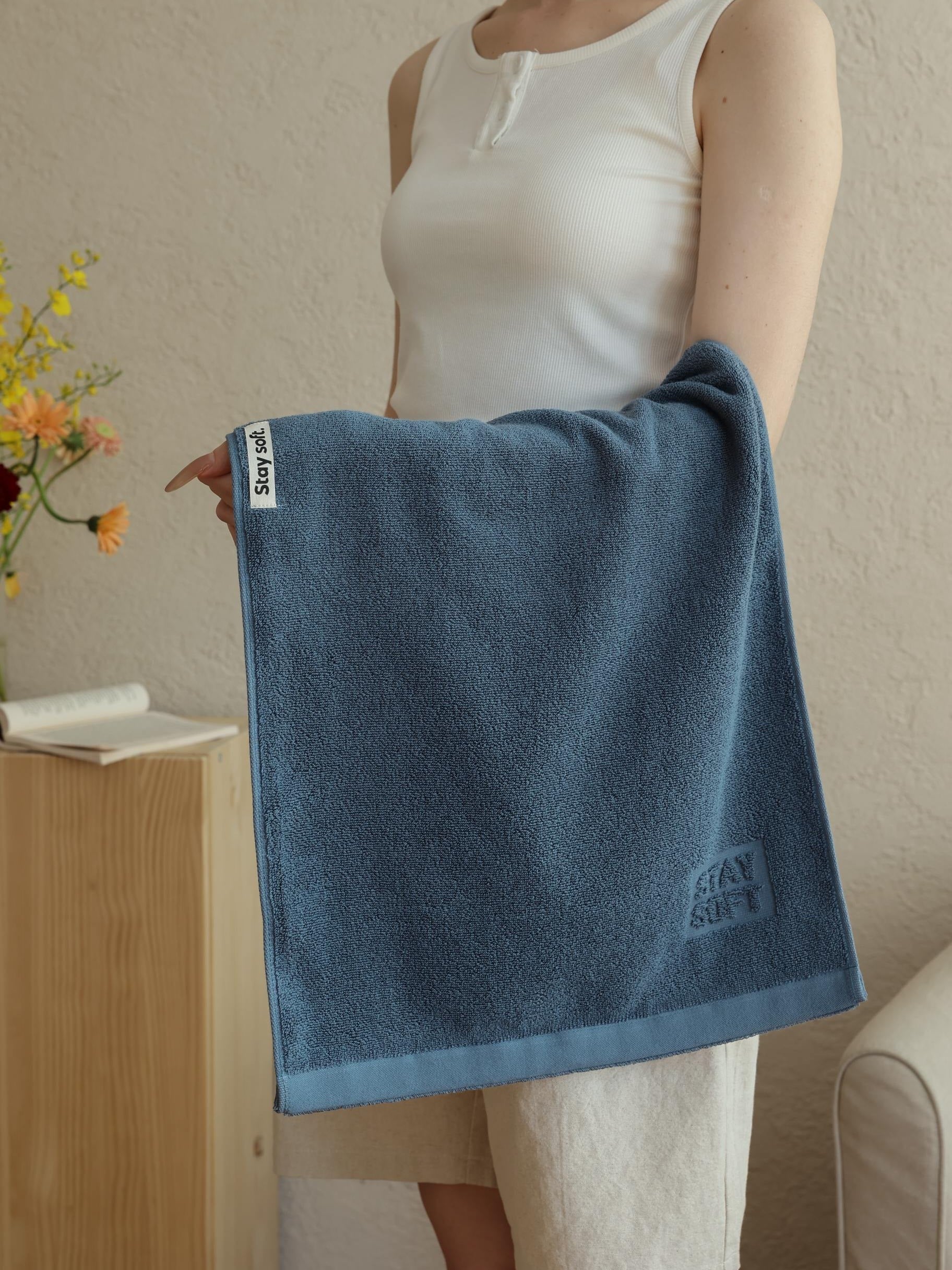 Spa Embossed Cotton Bath Towel original reference image 15