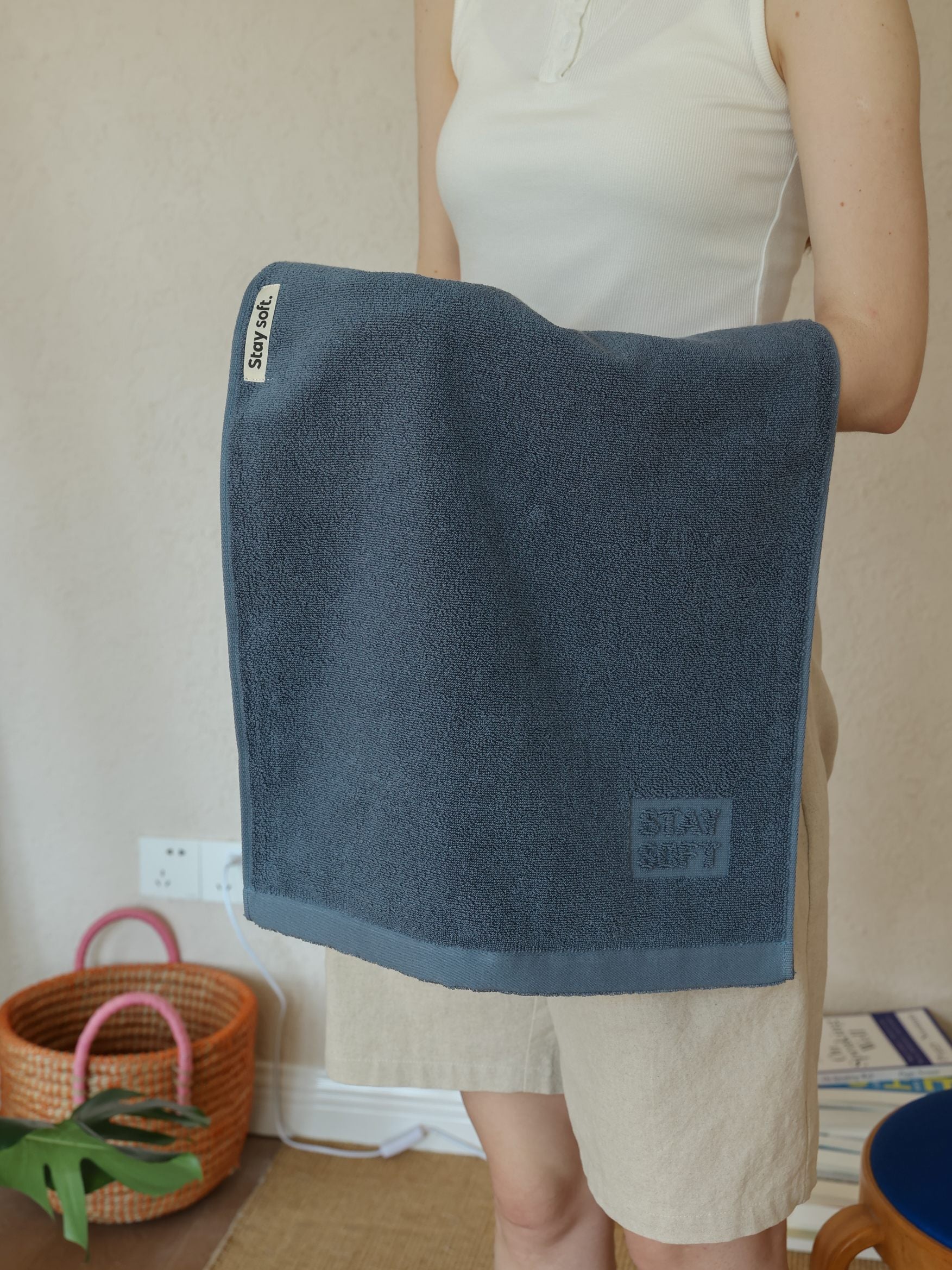 Spa Embossed Cotton Bath Towel original reference image 18