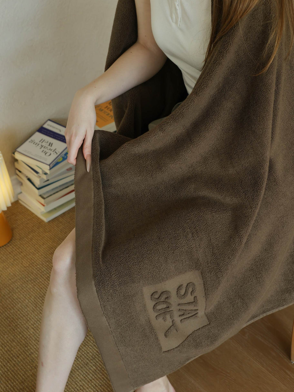 Spa Embossed Cotton Bath Towel original reference image 23
