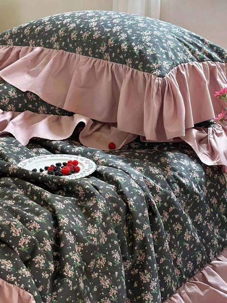 Spring Garden Ruffle Duvet Cover