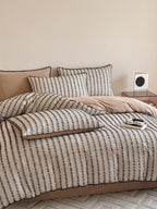 Stitchline Cotton Clip-Jacquard Duvet Cover Set original reference image 3