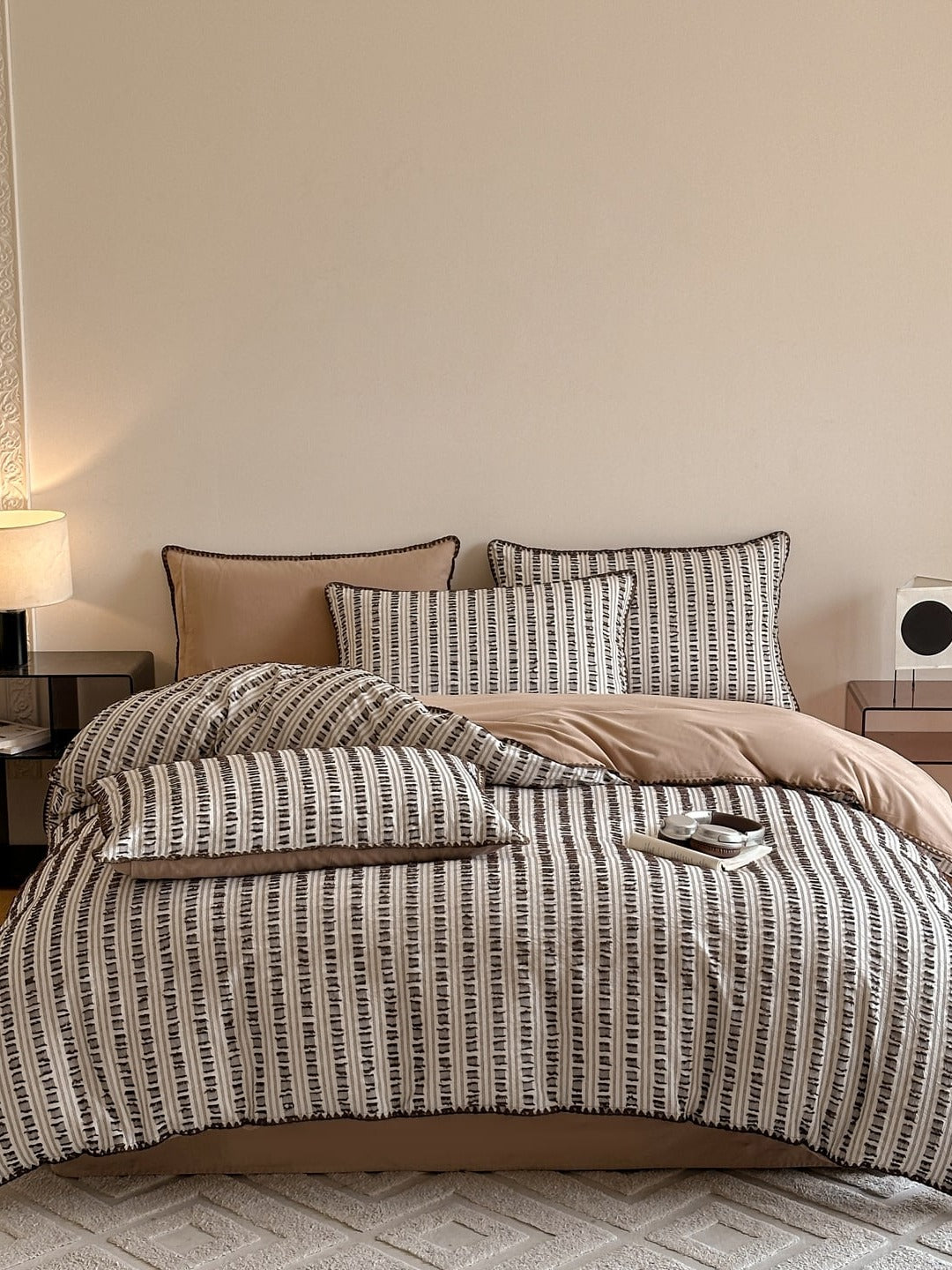 Stitchline Cotton Clip-Jacquard Duvet Cover Set original reference image 6