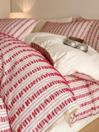 Stitchline Cotton Clip-Jacquard Duvet Cover Set original reference image 7