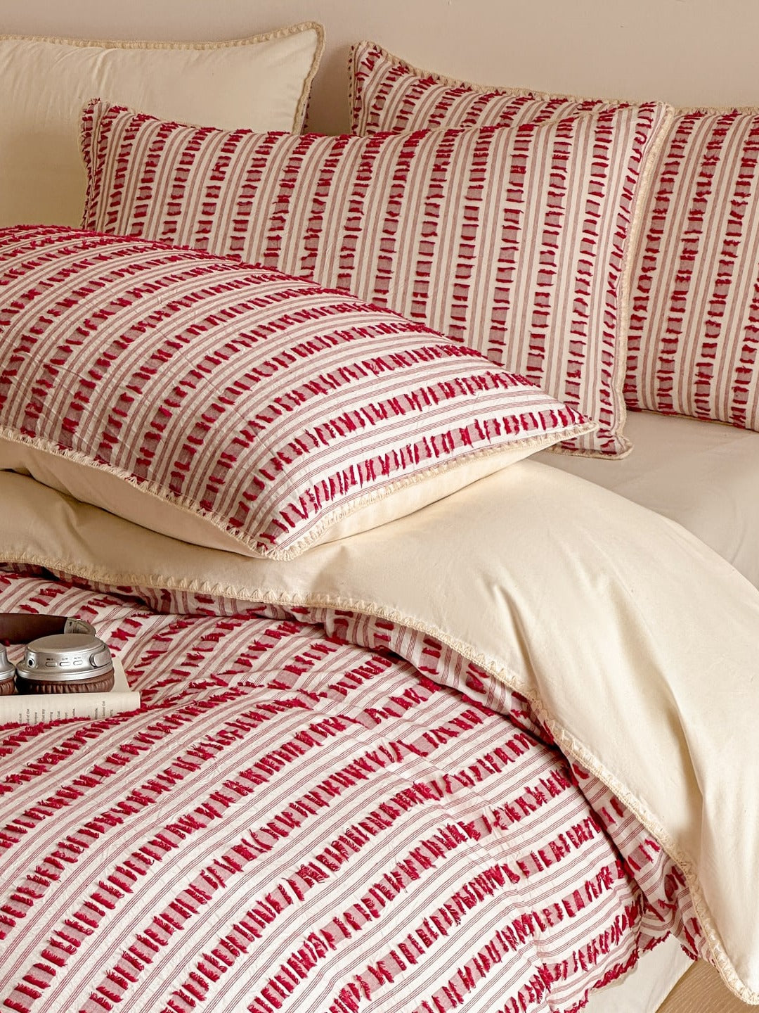 Stitchline Cotton Clip-Jacquard Duvet Cover Set original reference image 10