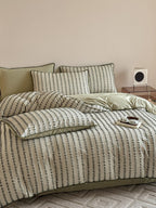 Stitchline Cotton Clip-Jacquard Duvet Cover Set original reference image 15