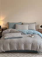 Stitchline Cotton Clip-Jacquard Duvet Cover Set original reference image 24