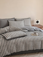 Stitchline Cotton Clip-Jacquard Duvet Cover Set original reference image 27