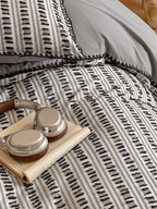Stitchline Cotton Clip-Jacquard Duvet Cover Set original reference image 29