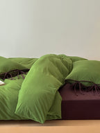 Sunday Tie Cotton Jersey Duvet Cover Set original reference image 1