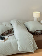 Sunday Tie Cotton Jersey Duvet Cover Set original reference image 8