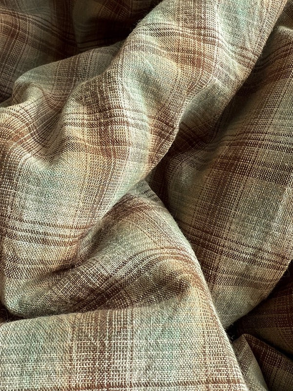 Sunnyside Cotton Plaid Duvet Cover Set original reference image 16