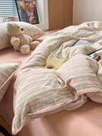 Sunnyside Cotton Plaid Duvet Cover Set original reference image 42