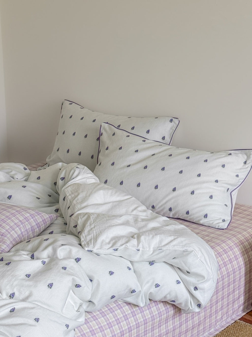 Vineyard Clip Jacquard Washed Cotton Duvet Cover original reference image 31