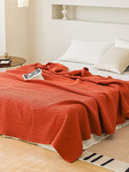 Waffle Weave Cotton Throw Blanket original reference image 6