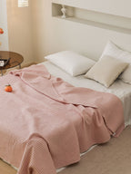 Waffle Weave Cotton Throw Blanket original reference image 19
