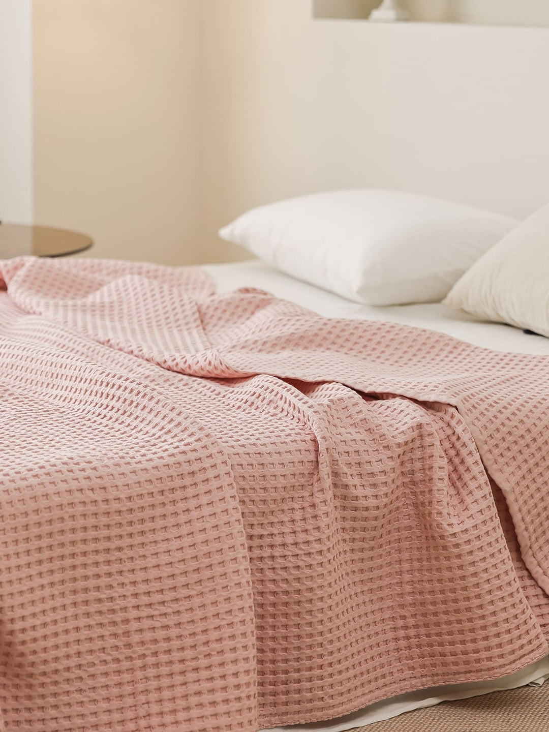 Waffle Weave Cotton Throw Blanket original reference image 20