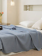 Waffle Weave Cotton Throw Blanket original reference image 32