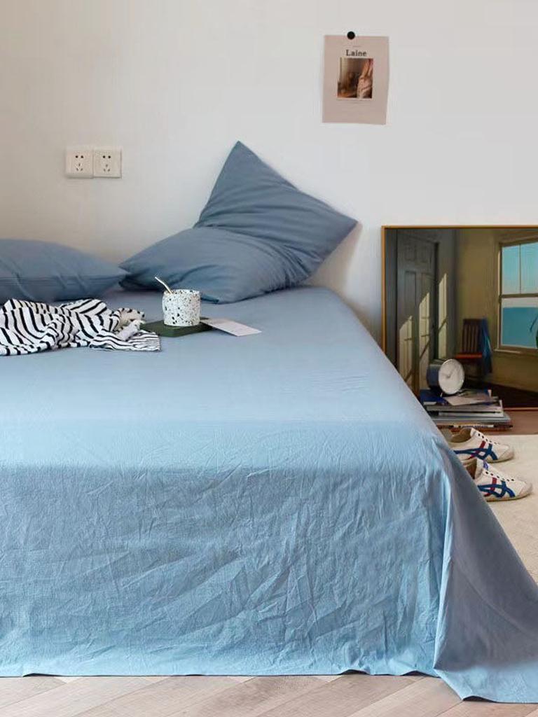 Washed Cotton Sheet Set - 14 colors