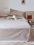 Washed Cotton Sheet Set - 14 colors