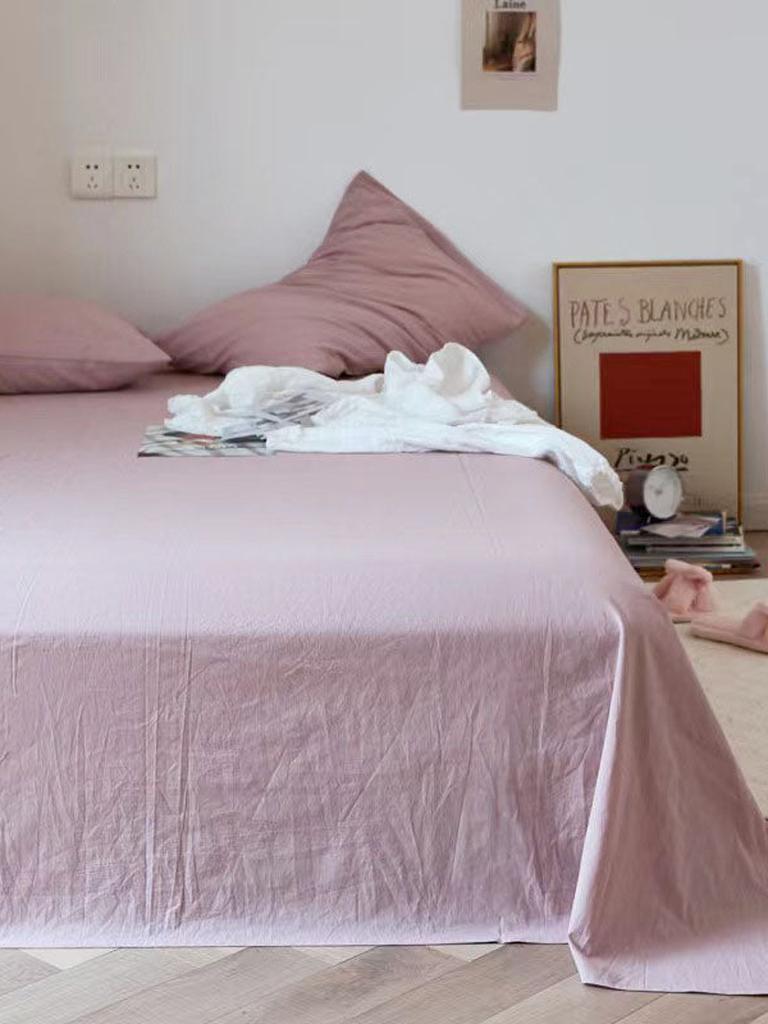 Washed Cotton Sheet Set - 14 colors