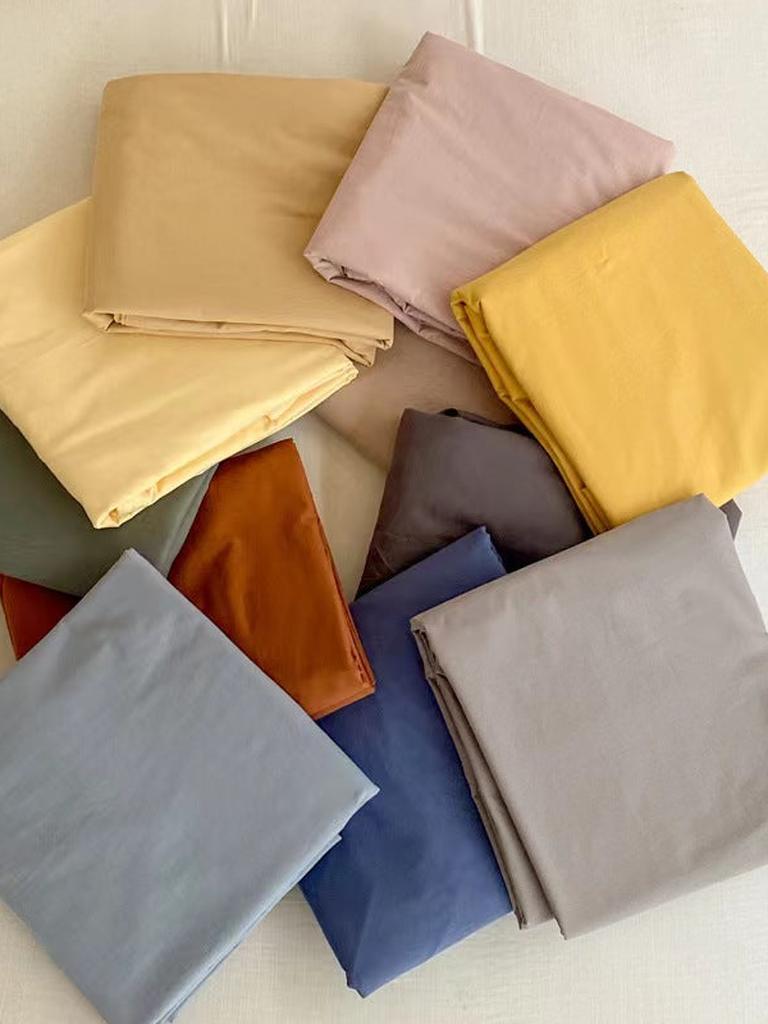 Washed Cotton Sheet Set - 14 colors