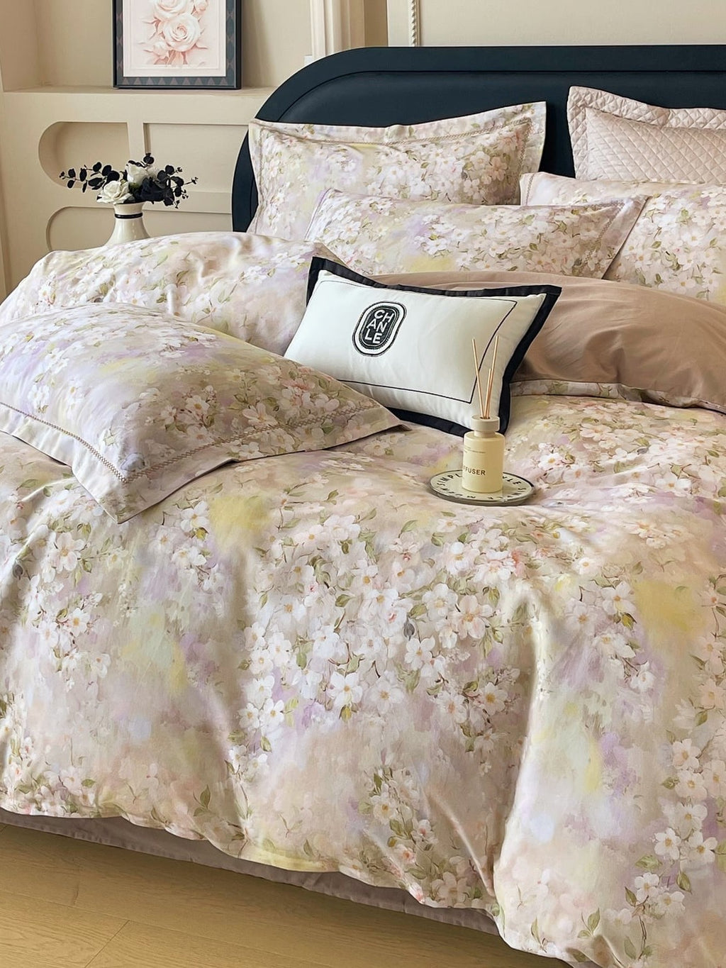 Wildflower Brushed Cotton Duvet Cover Set original reference image 4