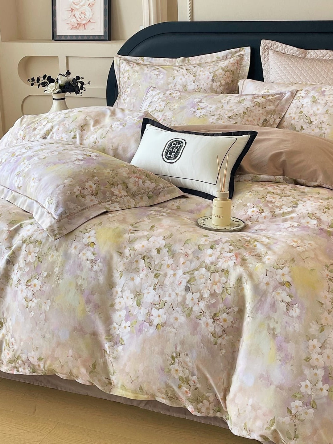 Wildflower Brushed Cotton Duvet Cover Set original reference image 4