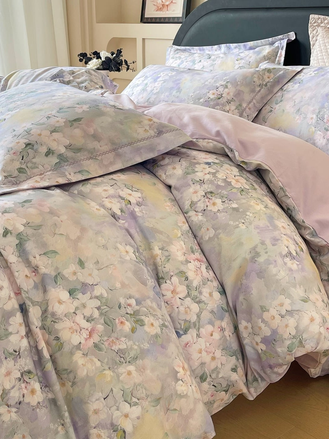 Wildflower Brushed Cotton Duvet Cover Set original reference image 18