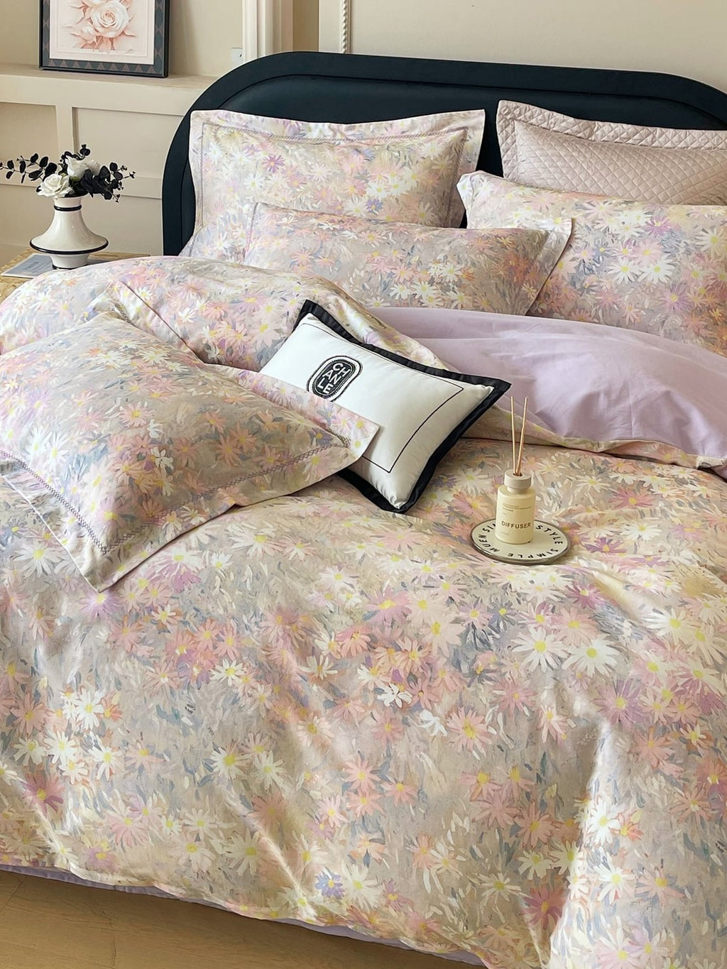 Wildflower Brushed Cotton Duvet Cover Set original reference image 20