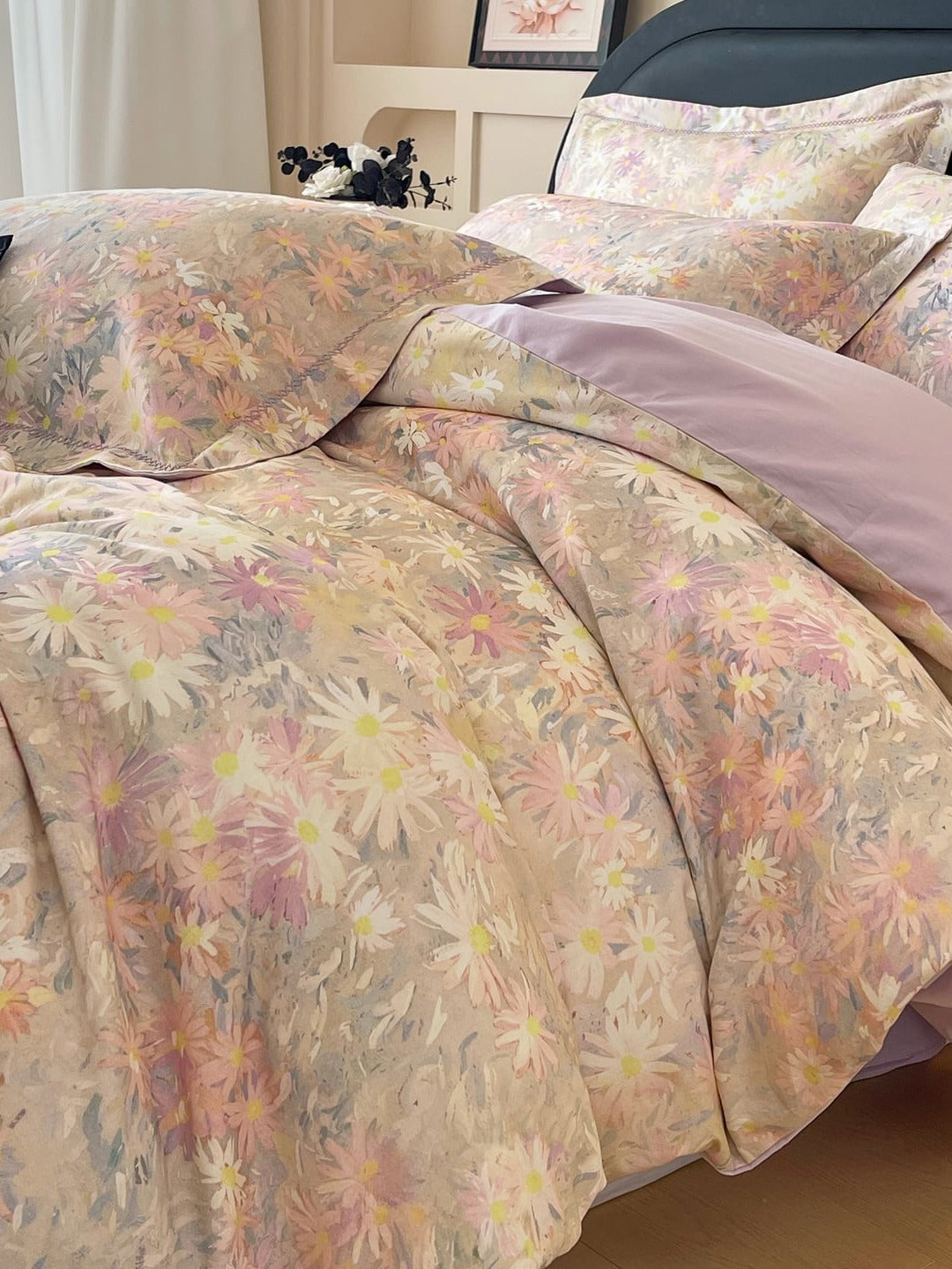 Wildflower Brushed Cotton Duvet Cover Set original reference image 24