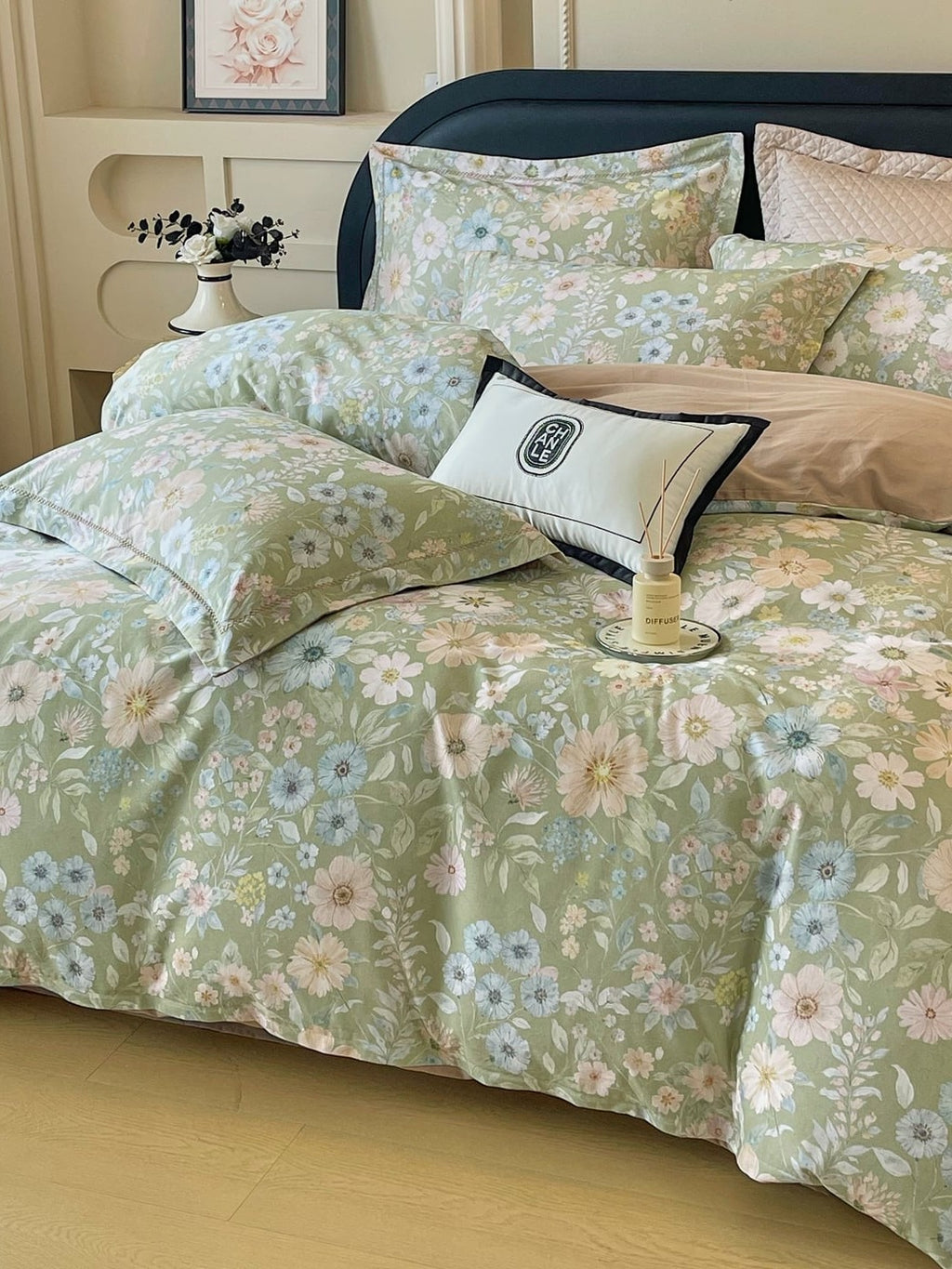 Wildflower Brushed Cotton Duvet Cover Set original reference image 28