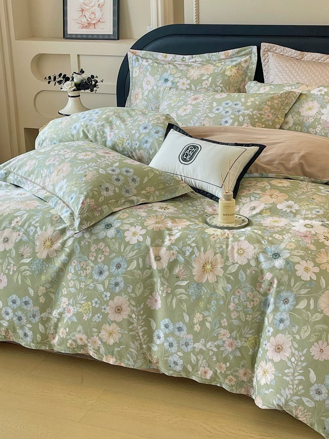 Wildflower Brushed Cotton Duvet Cover Set original reference image 28