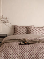 Woodland Leaf Brushed Cotton Duvet Cover Set original reference image 1